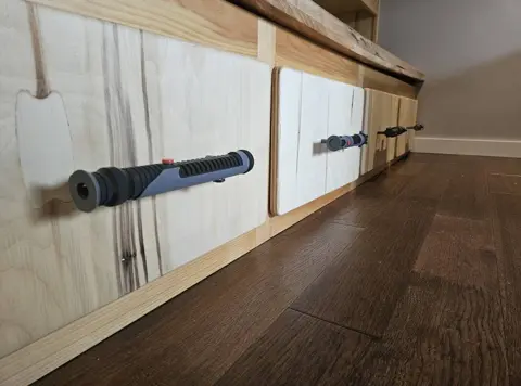 Epoxy River Counter / Wall Unit, photo 8